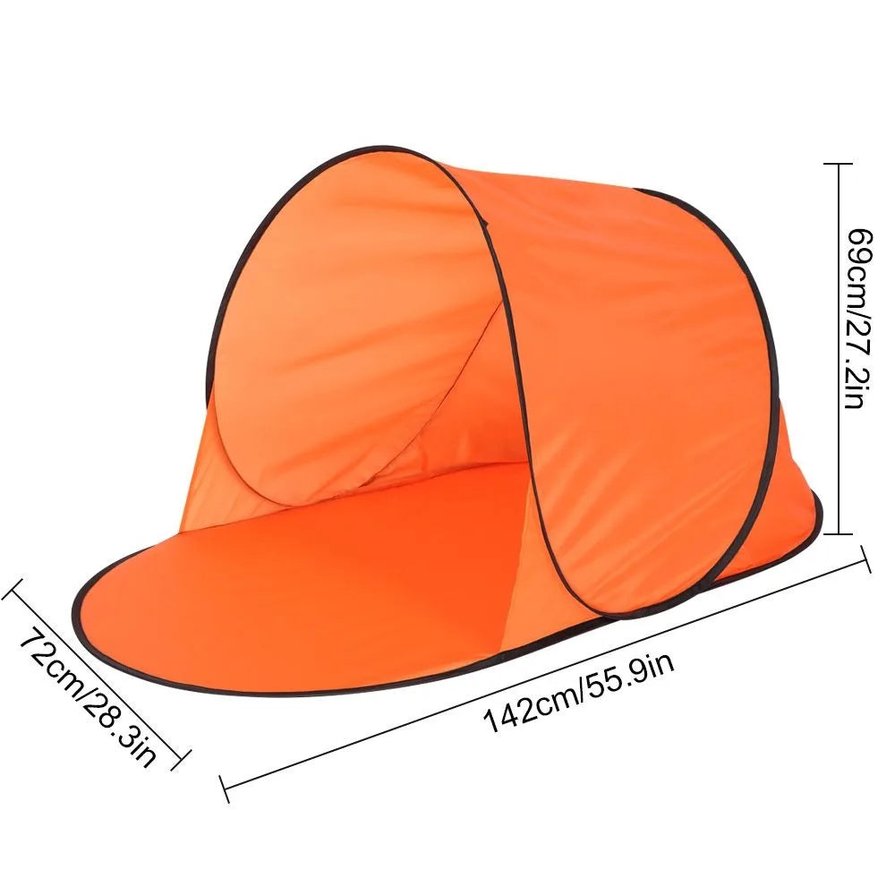 Pop up tent met dubbele deur – Gemakkelijk met twee personen