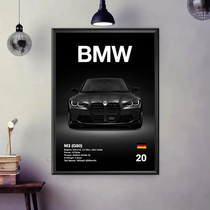Artistieke posters voor woonkamer en hal