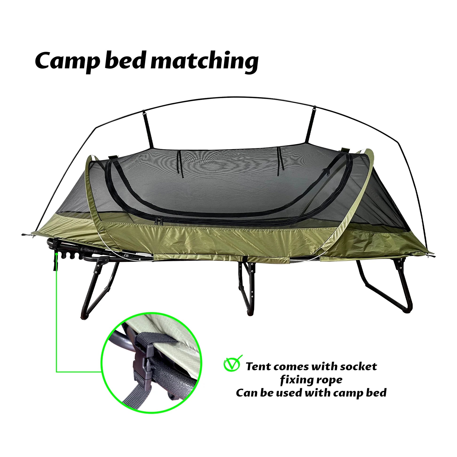 Action pop-up tent met reflectoren – Veilig en zichtbaar