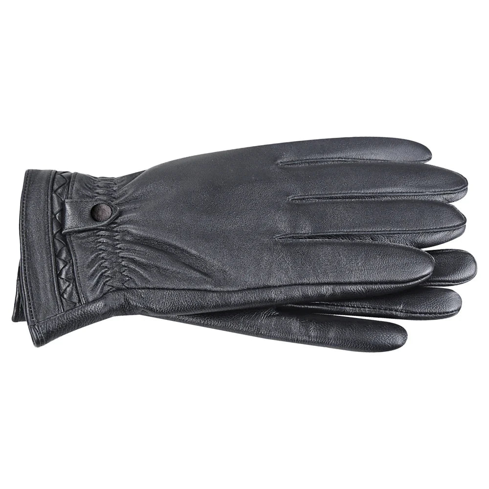 Winterhandschoenen heren van soepel leder