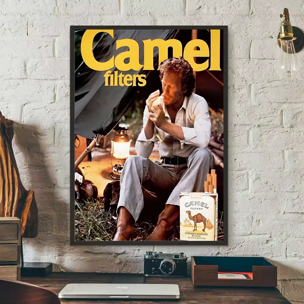 Poster met lijnen en vlakken in modern design
