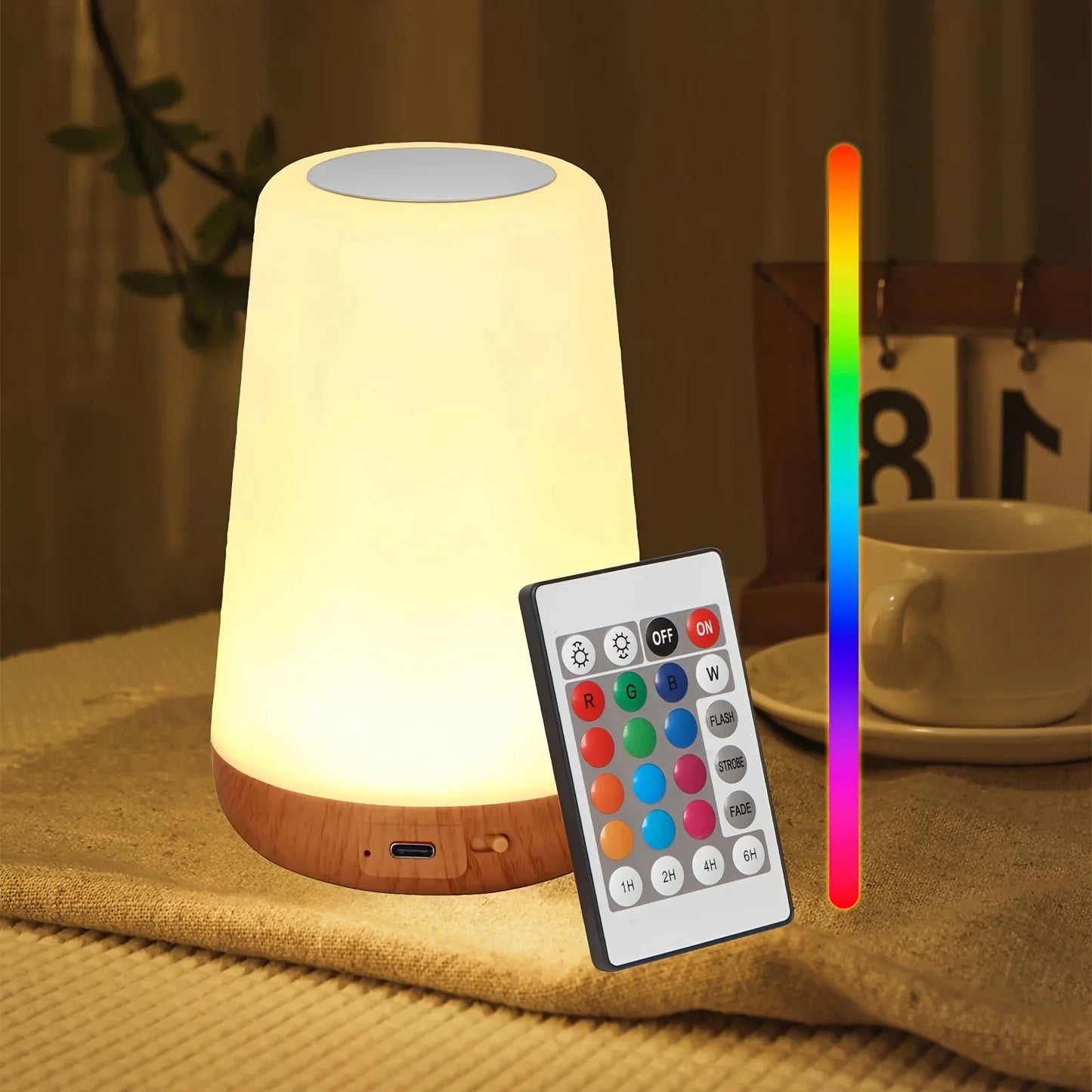 Touch nachtkast lampje met 3 lichtstanden – Voor elke stemming