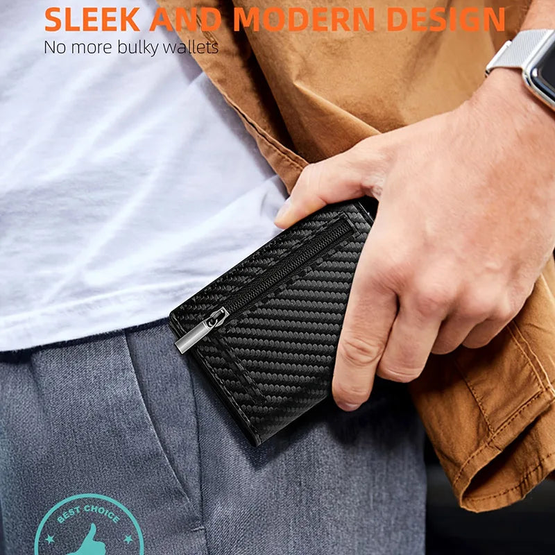 Lederen kaarthouder met stevig stiksel – Gaat lang mee