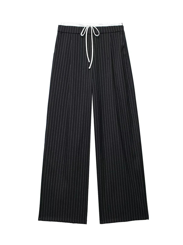 Zara linnen broek met strikceintuur – Voor een vrouwelijke look