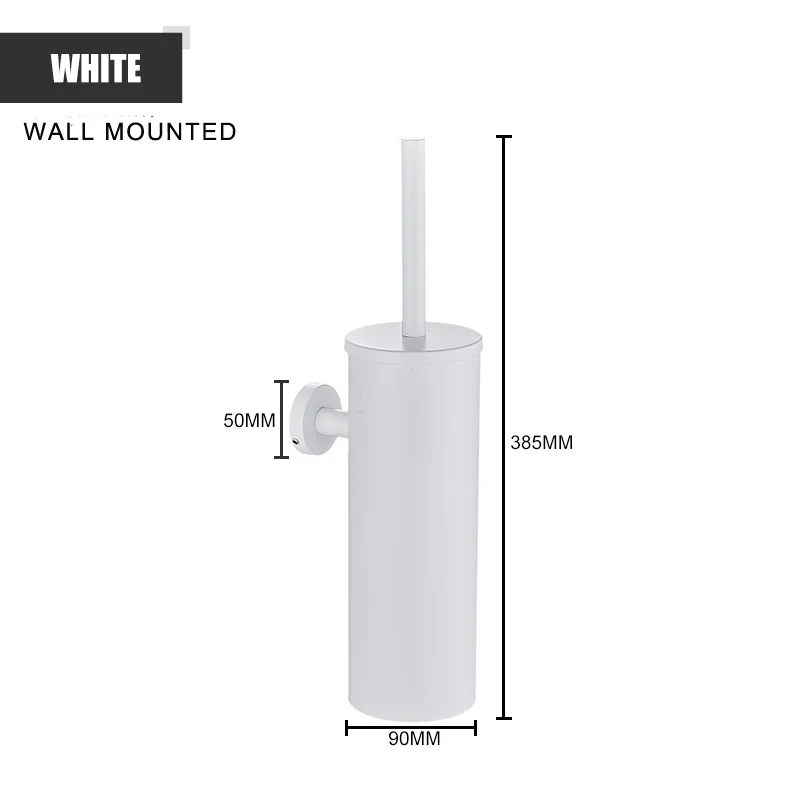 WC borstel zwart met mat afwerking – Trendy keuze