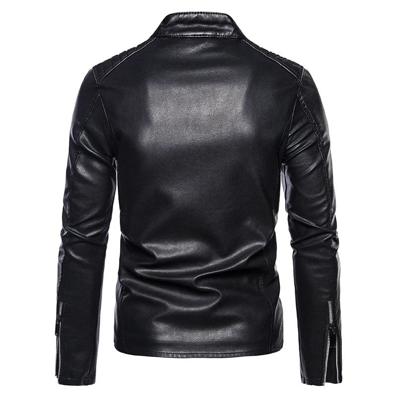 Moderne leren jassen heren met slim fit – Voor een verzorgde look