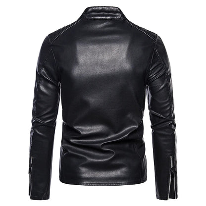 Moderne leren jassen heren met slim fit – Voor een verzorgde look