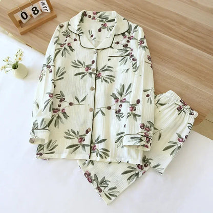 Dames pyjama Wibra met vrolijke prints