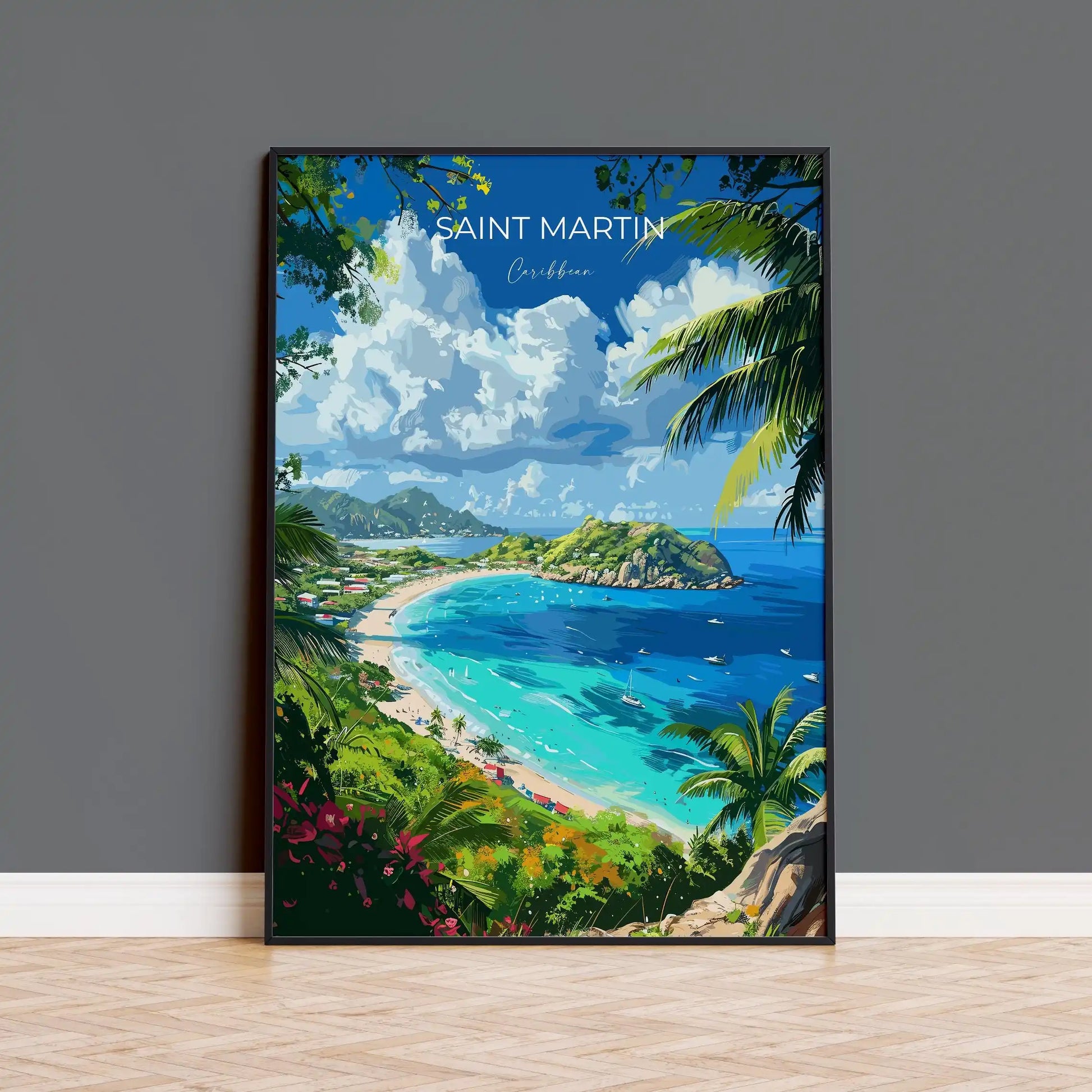 Zwart-wit portretposter