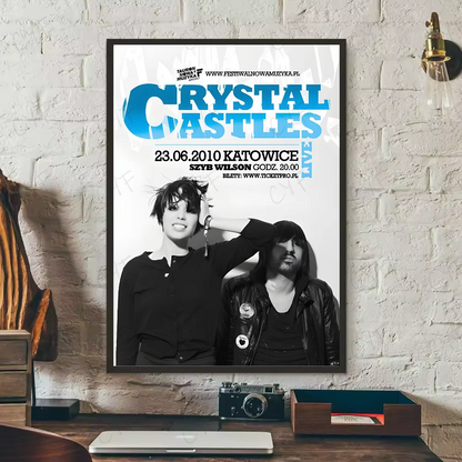 Posters in zwart houtframe ophangen