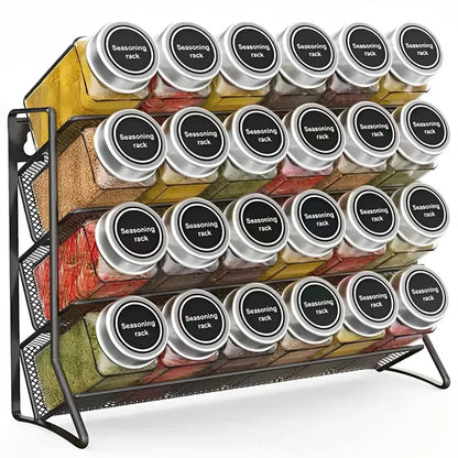 Houten kruidenrekje met minimalistisch profiel