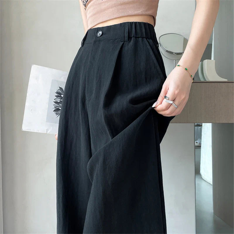 C&A linnen broek met koord – Casual comfort