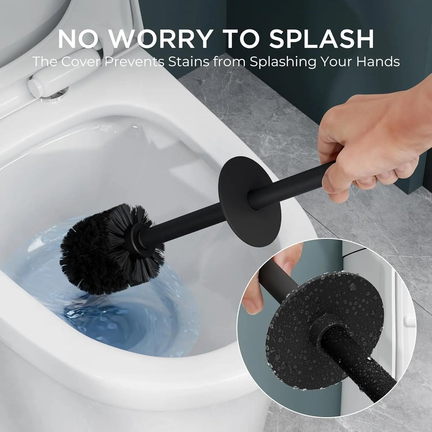 WC borstel met softgrip steel – Extra comfort