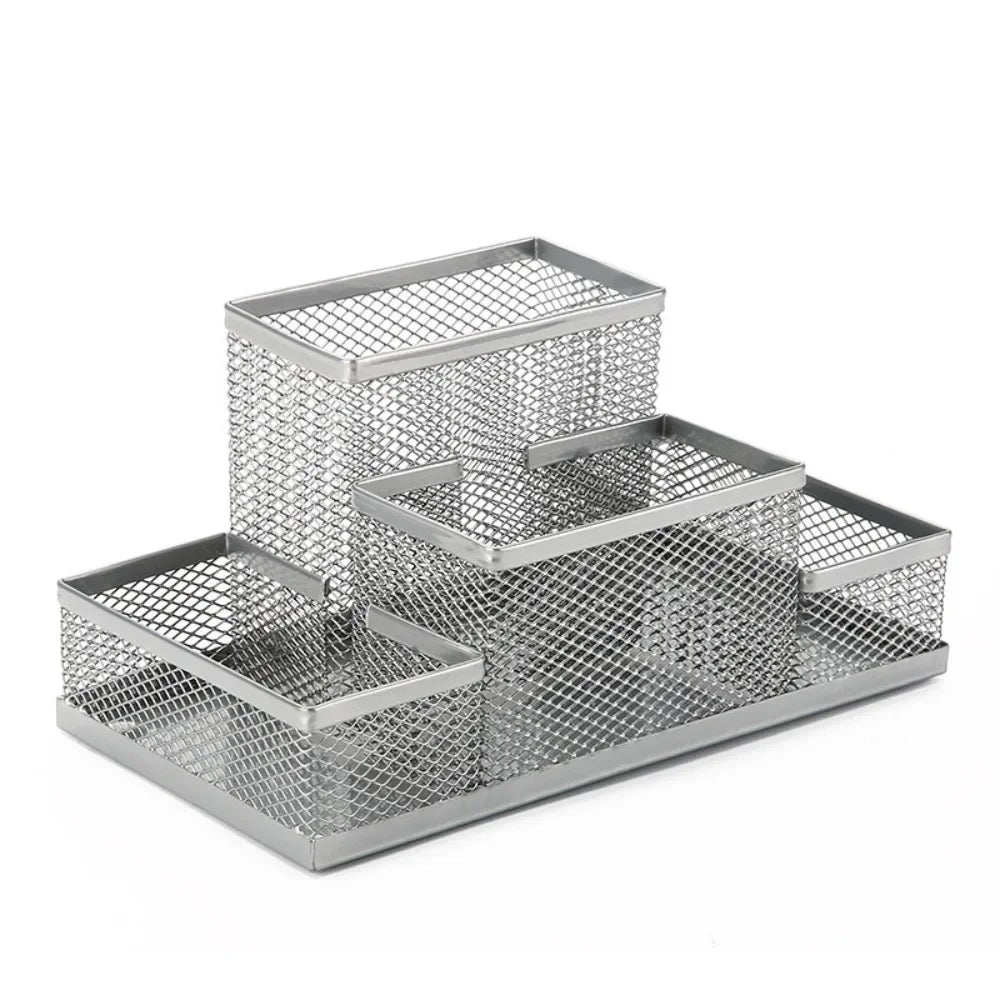 Zachte stoffen desk organizer voor rustgevende look