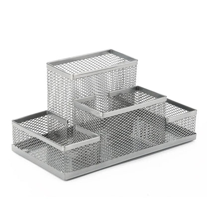 Zachte stoffen desk organizer voor rustgevende look