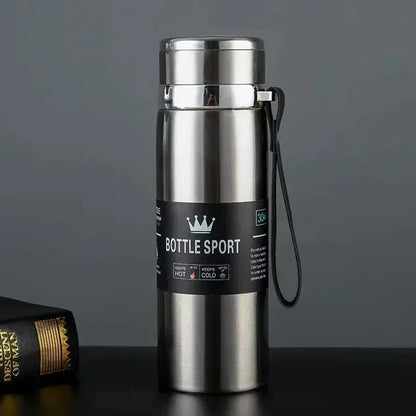 Thermosfles met draaglus – Gemakkelijk mee te nemen