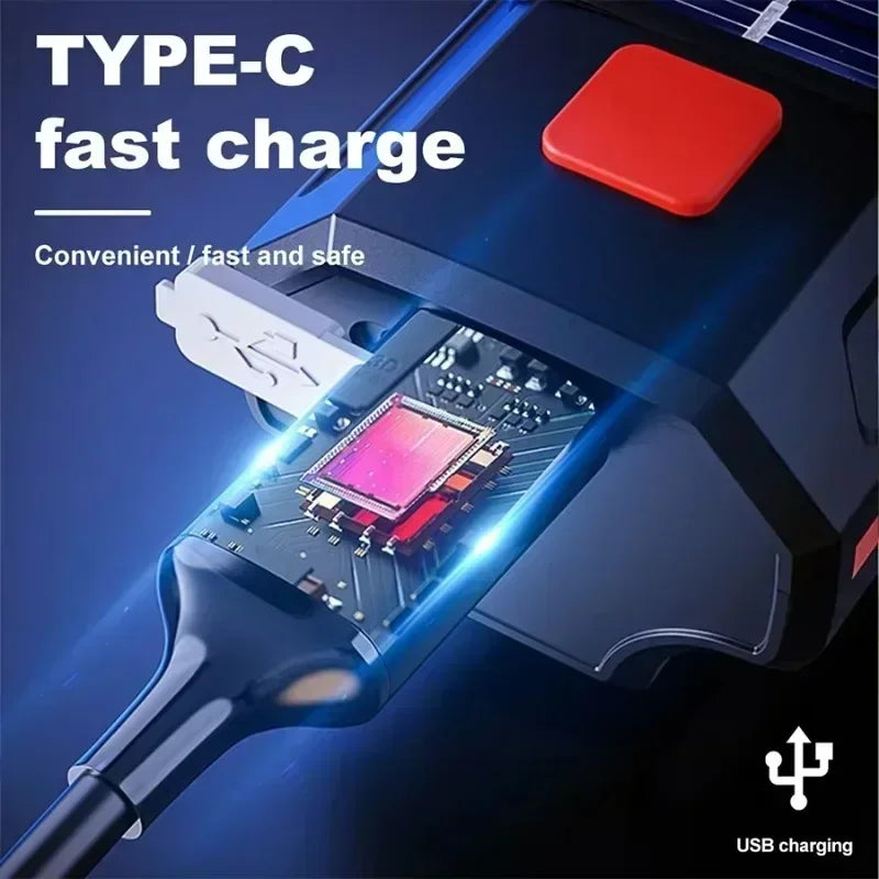 USB-oplaadbare LED fietslampjes
