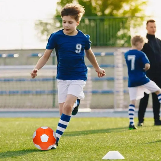 Voetbal met binnenbal die niet snel leegloopt
