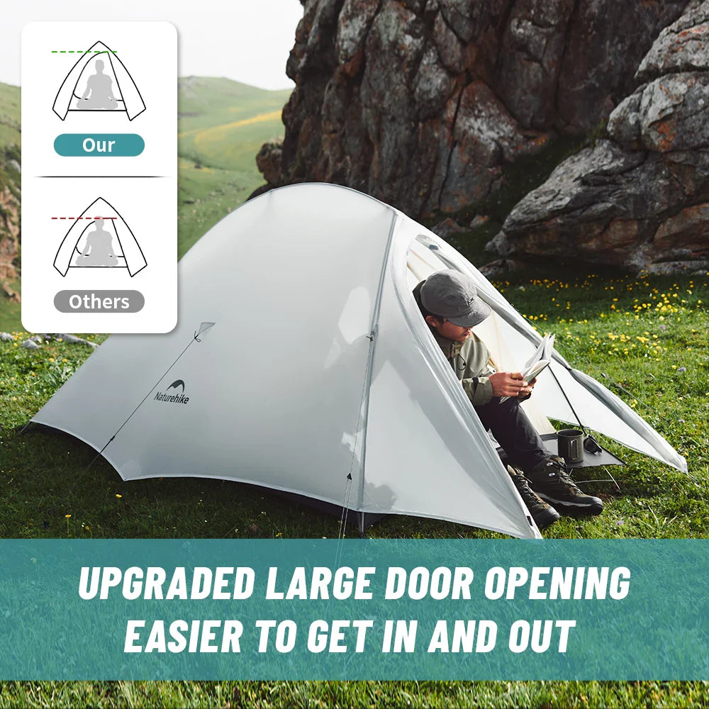 Pop up tent voor backpackers – Licht en compact