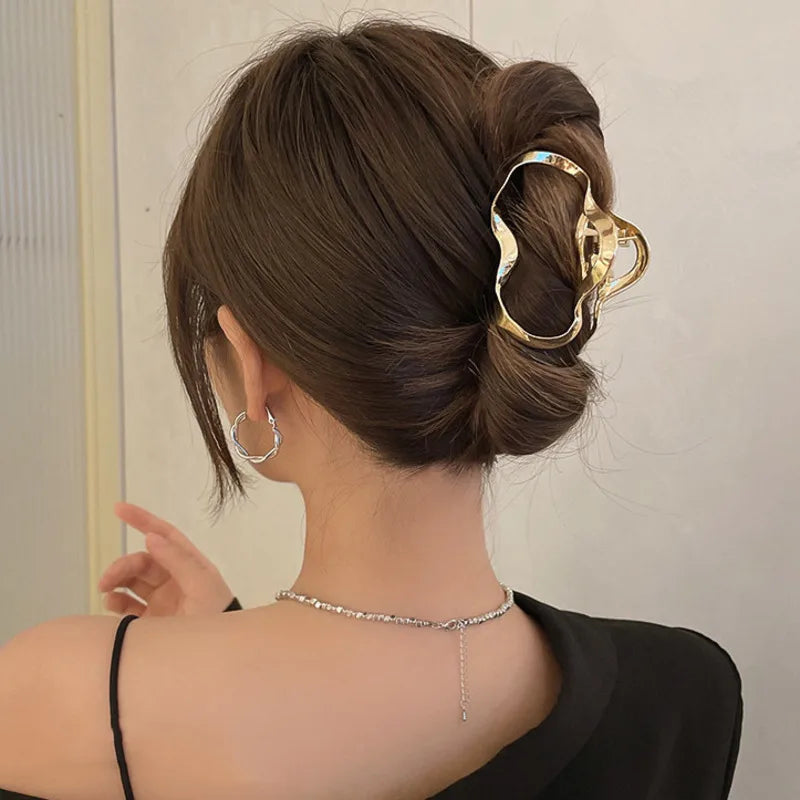 Chique haar accessoires in zilverkleur