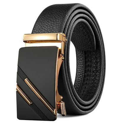 Klassieke riem heren met diepe kleurtonen