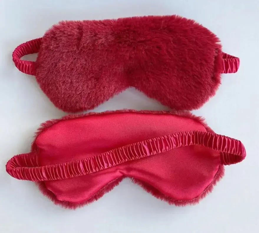 Zijden slaapmasker in travel-etui