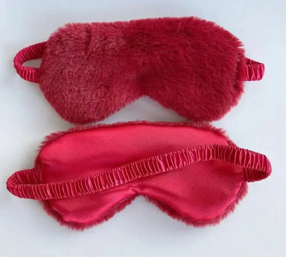 Zijden slaapmasker in travel-etui