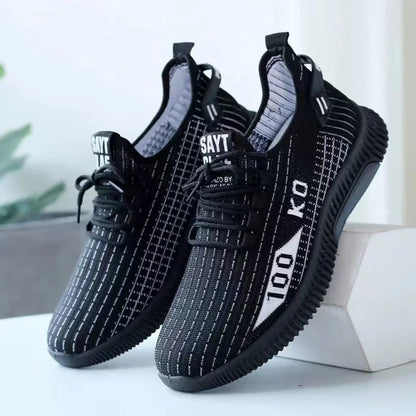 Zomerse veterschoenen voor heren in lichtgrijs