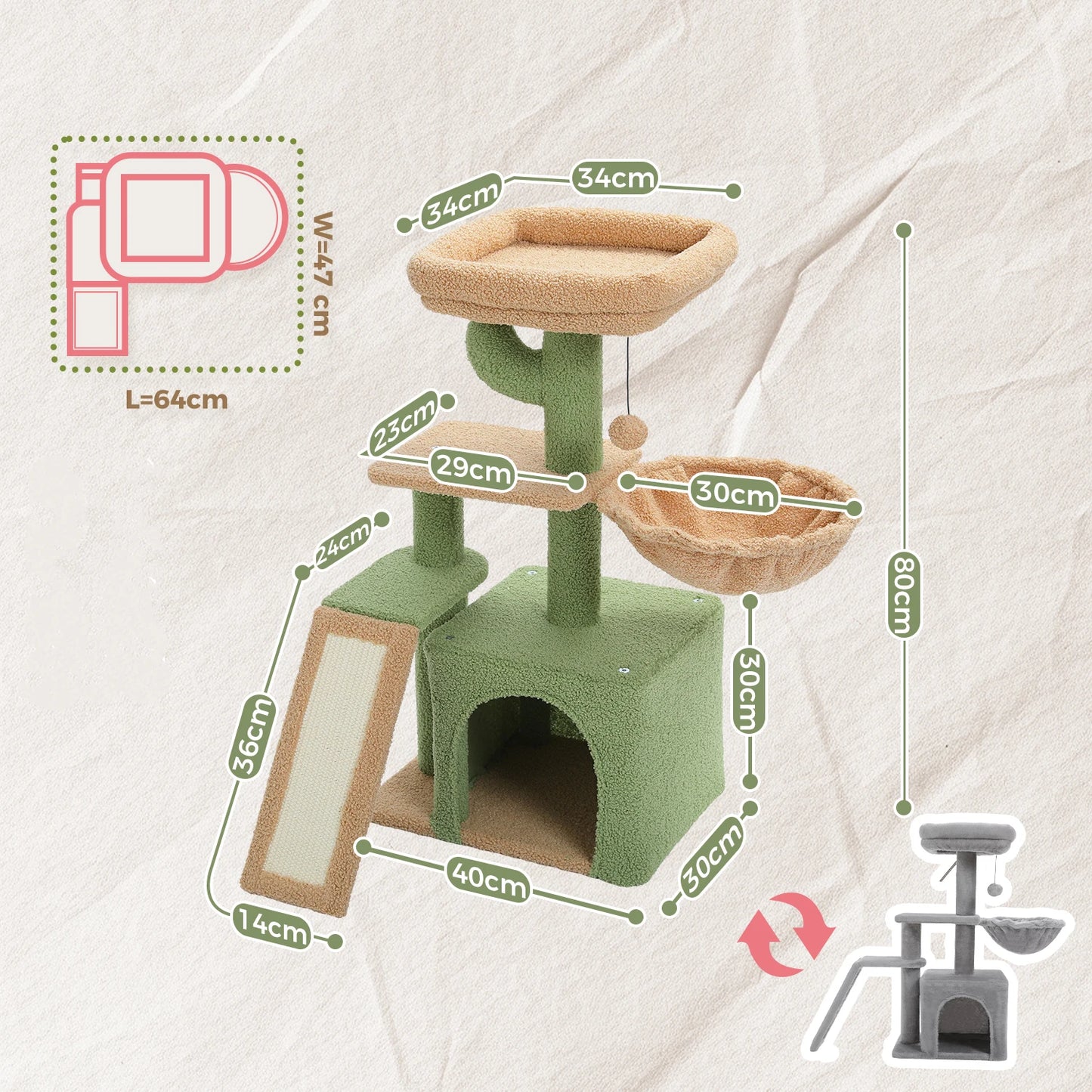 Houten kattenkrabpaal – Duurzaam en natuurlijk materiaal