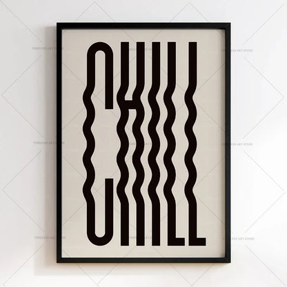 Grafische posters in zwart-wit stijl