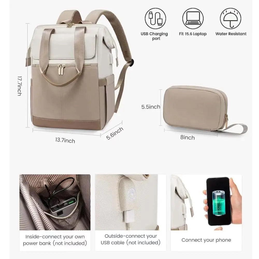 Handbagage rugzak met elastische zijvakken