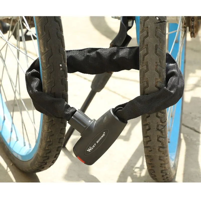 Fiets kettingslot in opvallende kleur – Zichtbaar afschrikmiddel