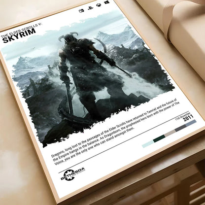 Poster met dieren in zachte kleuren