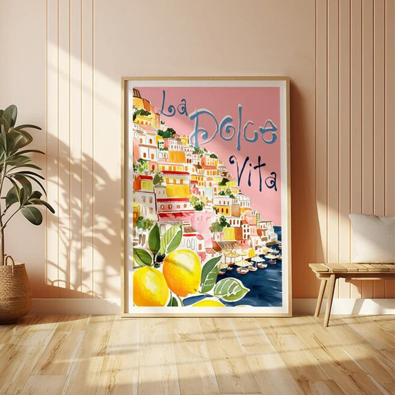 Posterstore decoratie in neutrale tinten