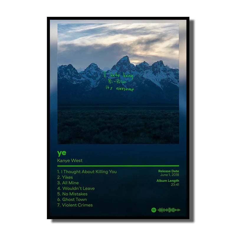 Posterset voor harmonieuze wand