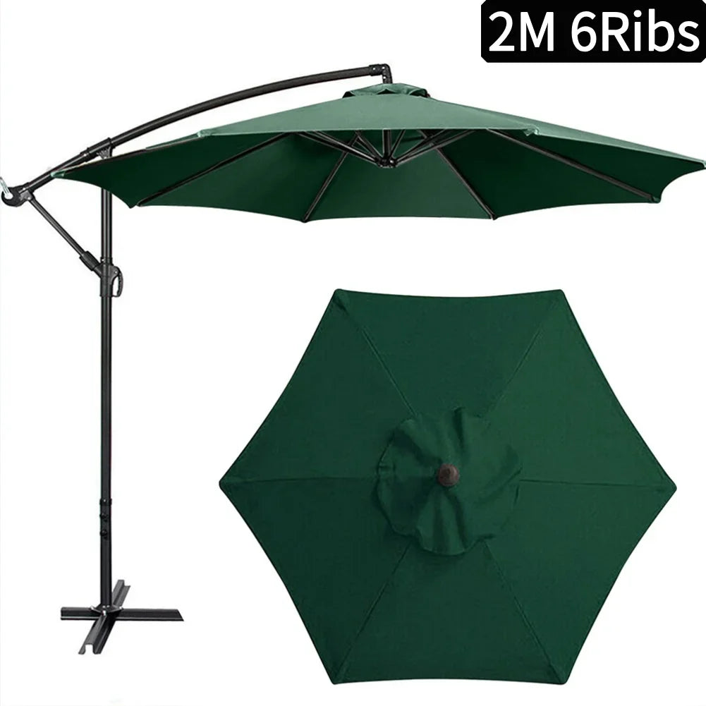 Karwei parasol met waterdicht doek