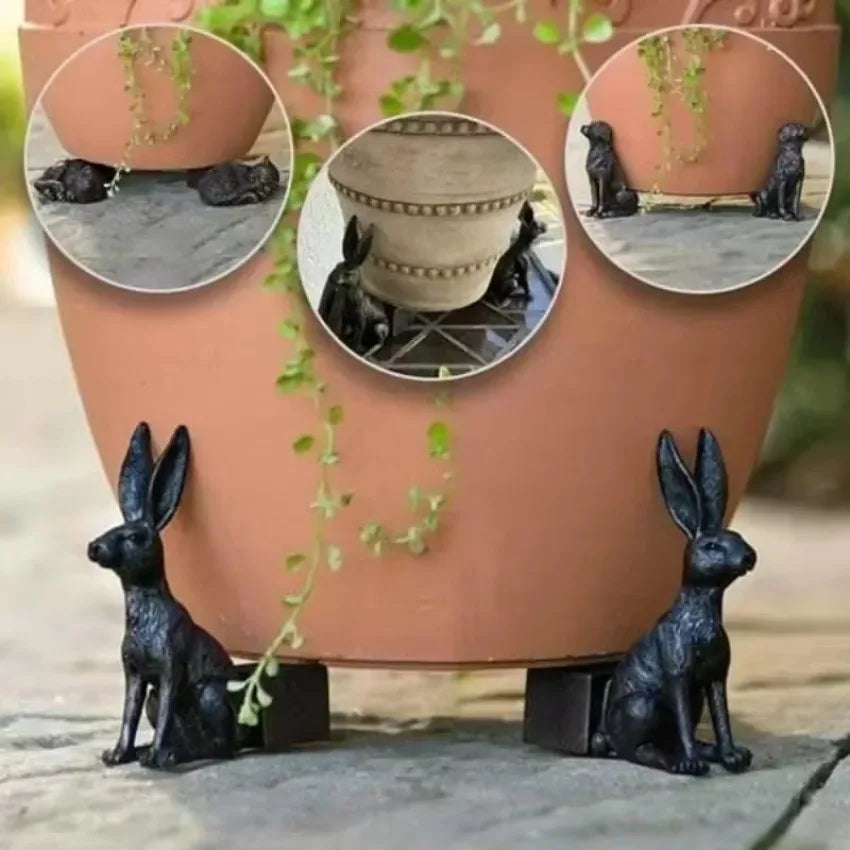 Decoratief insectenhotel als eco tuindecoratie