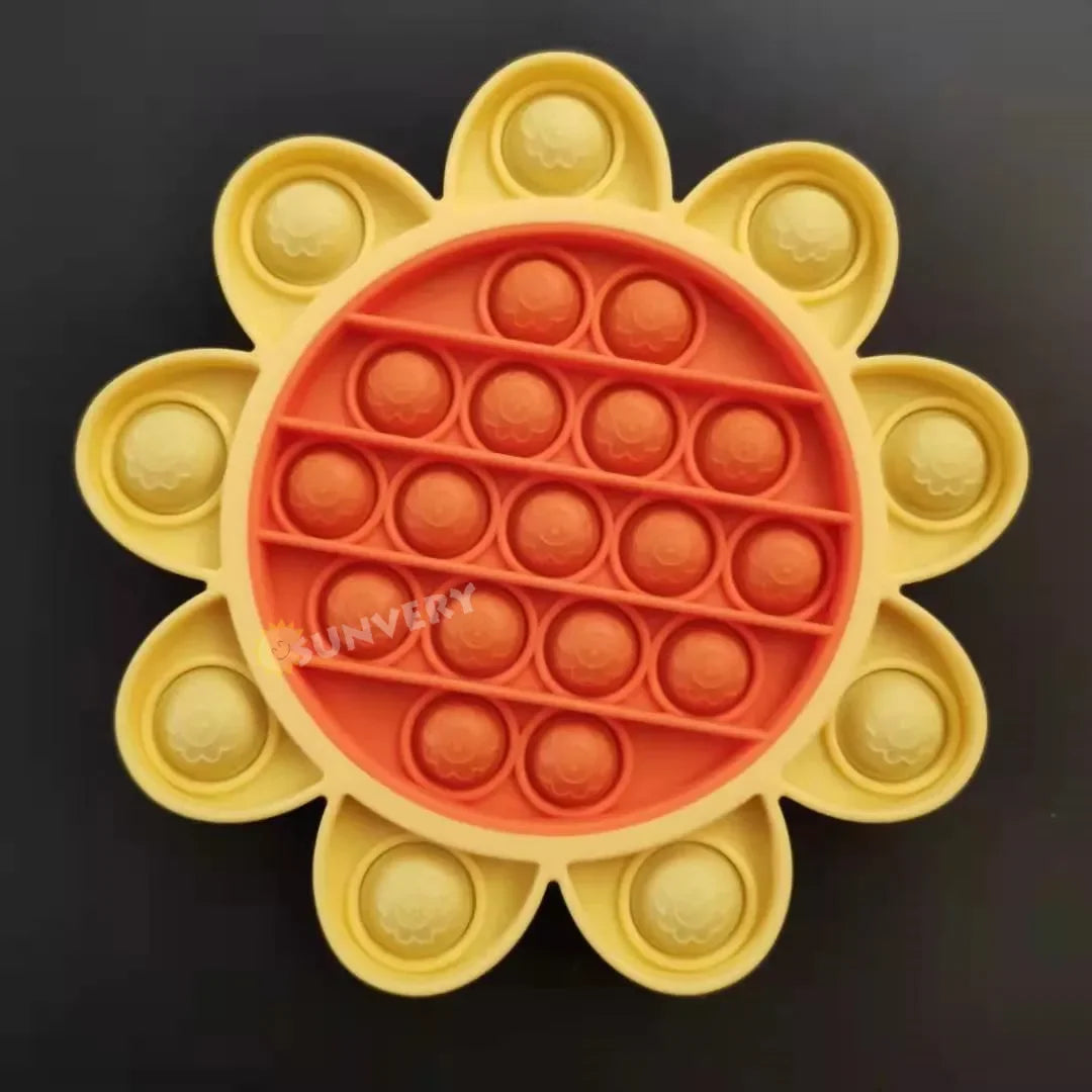 Fidget toy met draaiende ringen
