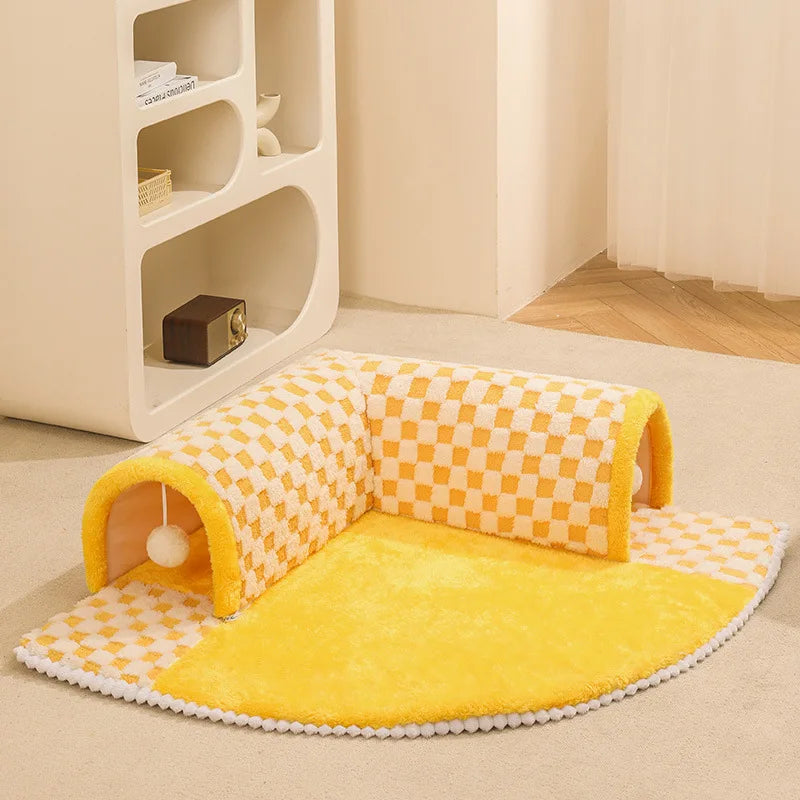 Kattenmand groot in pastelkleuren – Rustige uitstraling