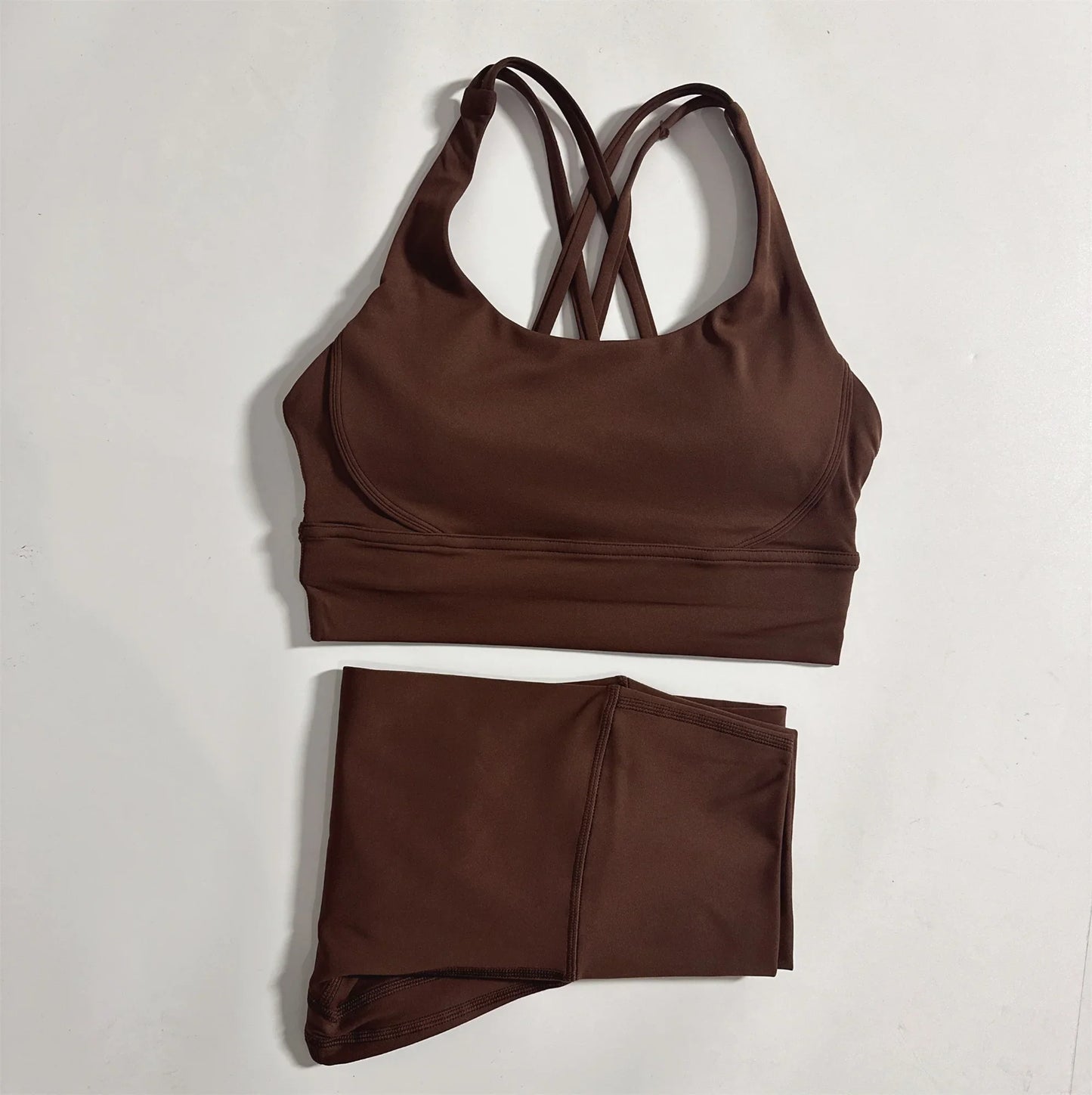 Betaalbare yoga outfit met compressie legging