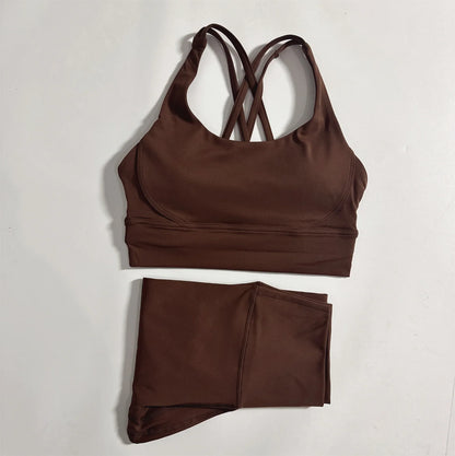 Betaalbare yoga outfit met compressie legging