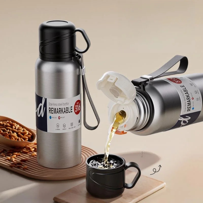 Thermosfles met antibacteriële coating – Hygiënisch en veilig
