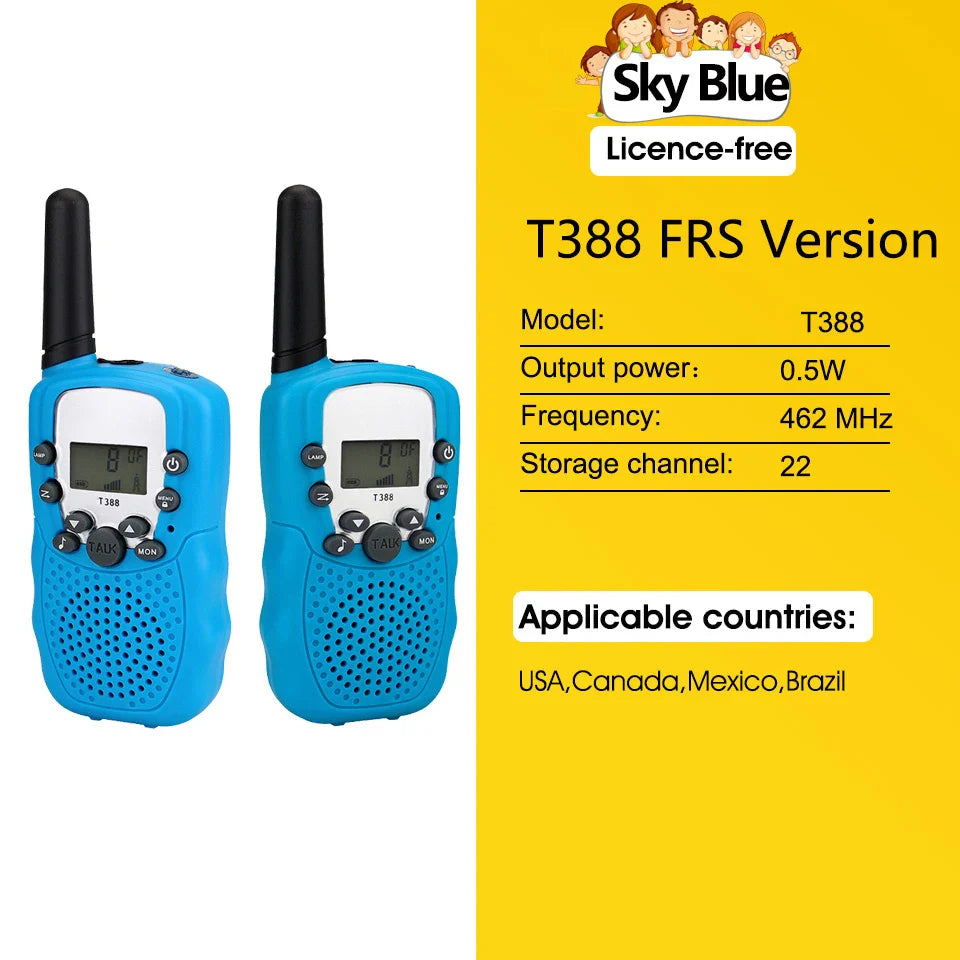 Walkie talkies met bereik tot 5 km