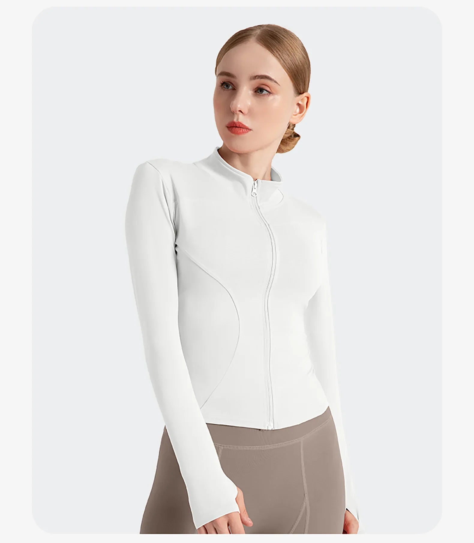Yoga kleding met lange legging en crop top