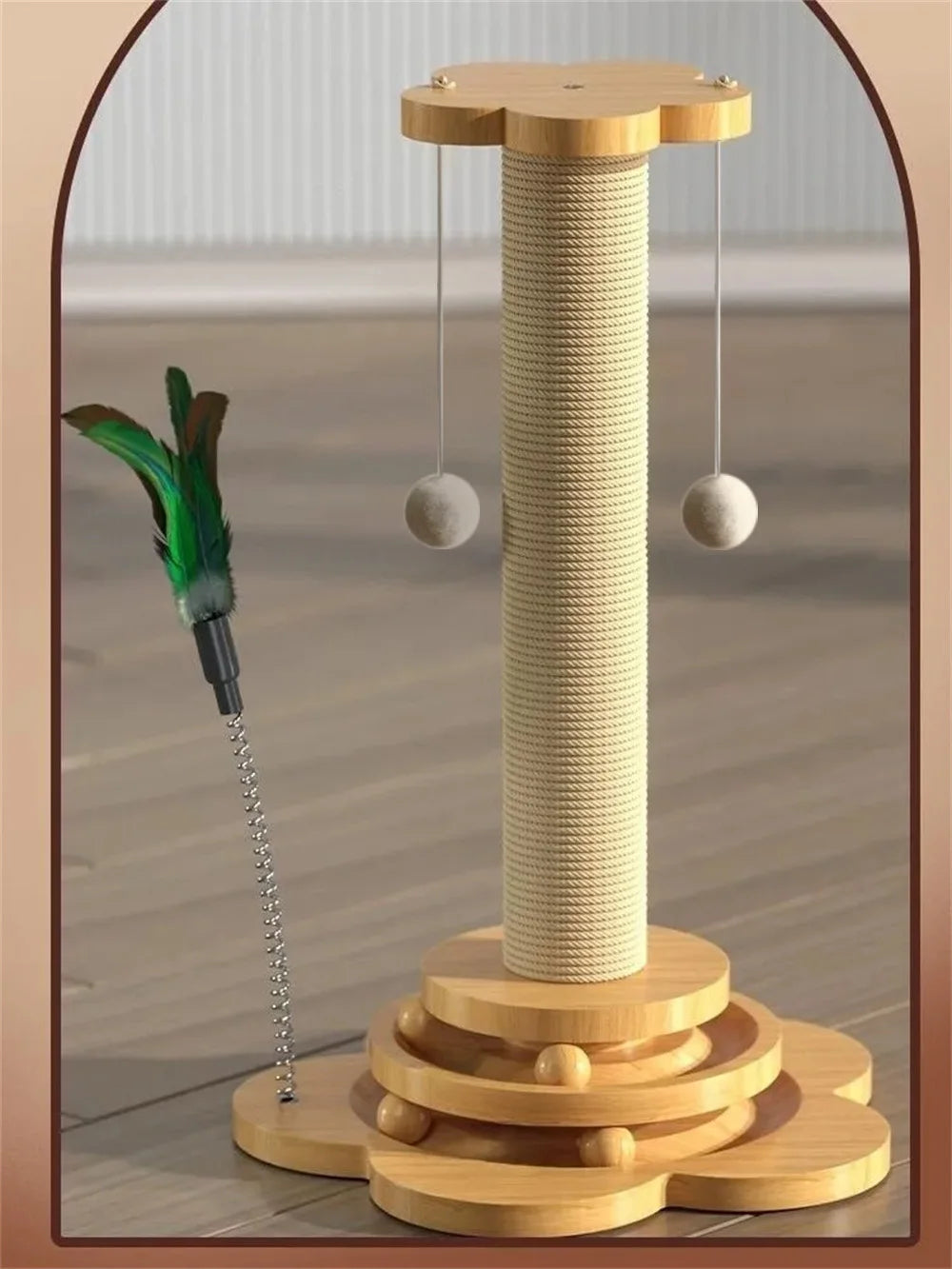 Kattenpaal met designframes – Past bij je meubels