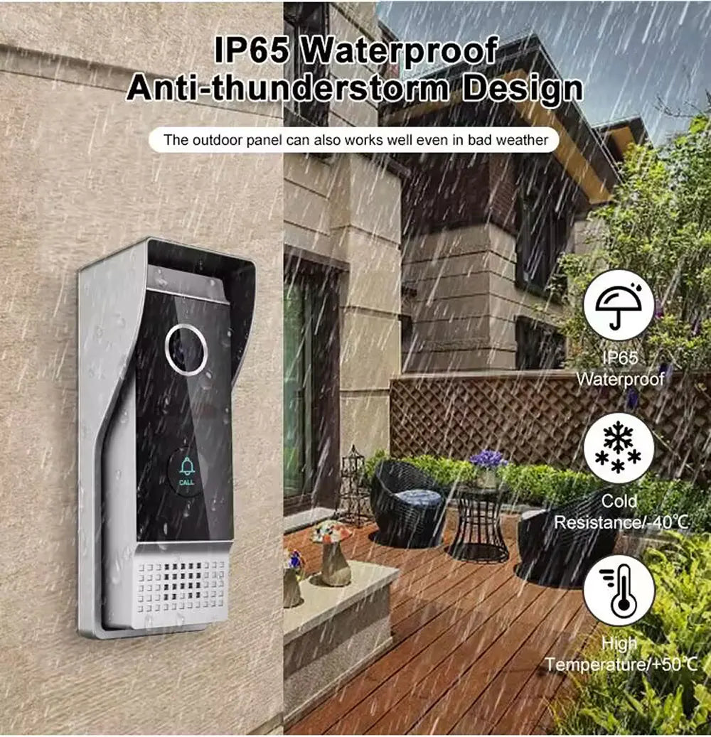 Slimme video deurbel zonder installatie