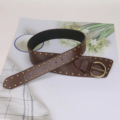 Brede riem voor dames met elastische tailleband