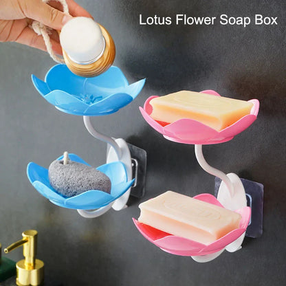 Zeepbakje met extra compartiment – Voor spons of borstel