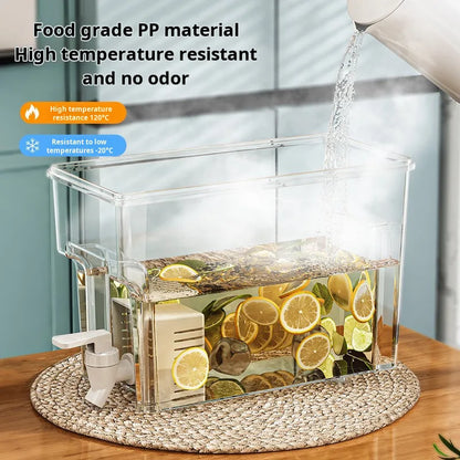 Drankdispenser met gekleurd glas – Unieke uitstraling