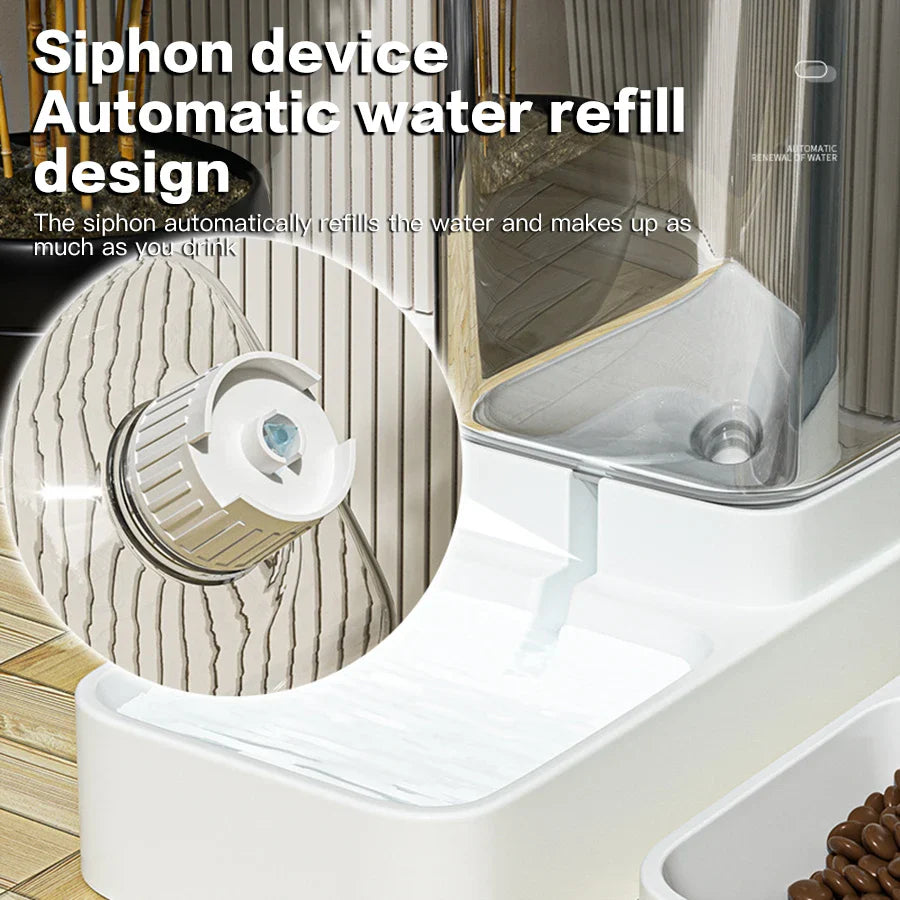 Design katten waterfontein met verlicht reservoir – Modern & helder